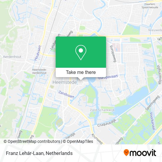 Franz Lehár-Laan map