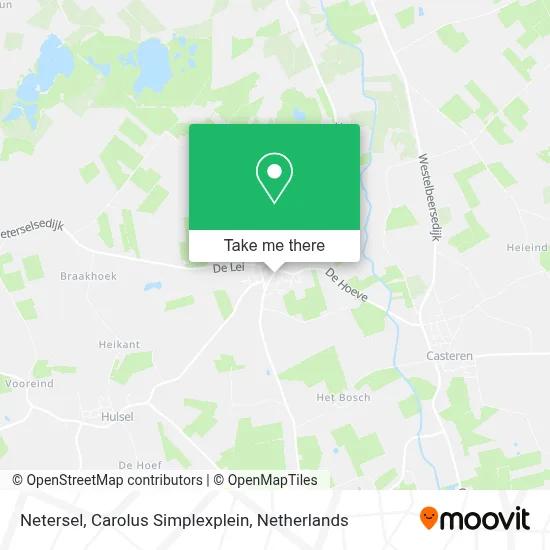 Netersel, Carolus Simplexplein Karte