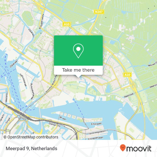 Meerpad 9, Meerpad 9, 1025 LA Amsterdam, Nederland map