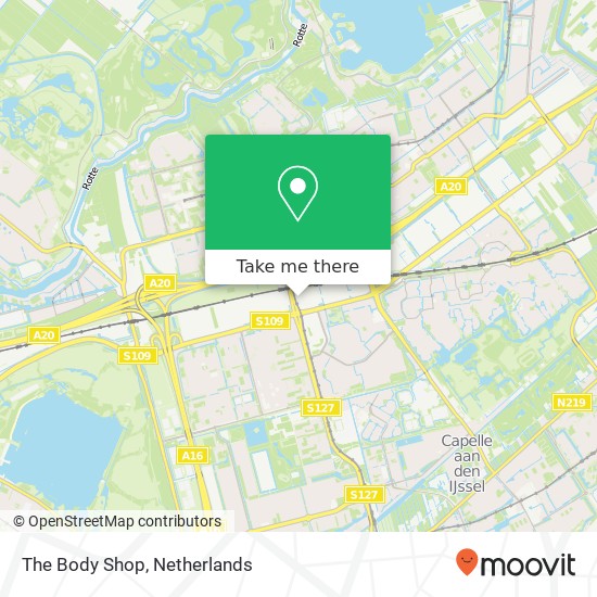 The Body Shop, Poolsterstraat 94A map