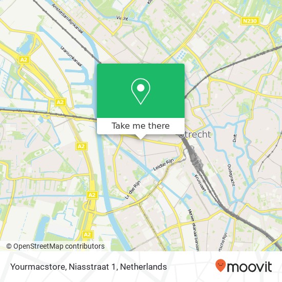 Yourmacstore, Niasstraat 1 map