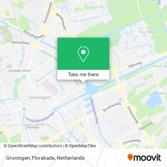 Groningen, Florakade map