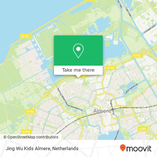 Jing Wu Kids Almere, Kweekgrasstraat 18 map