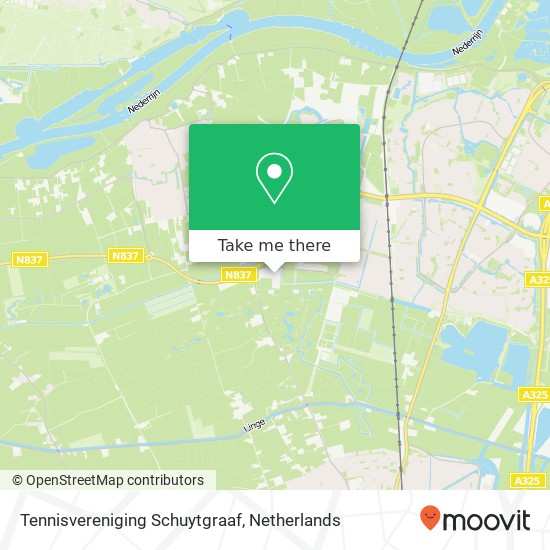Tennisvereniging Schuytgraaf, 6846 Arnhem map