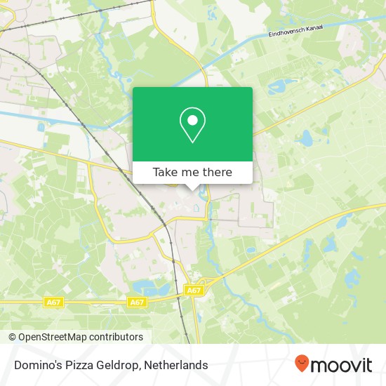 Domino's Pizza Geldrop, Dommeldalseweg 2 map