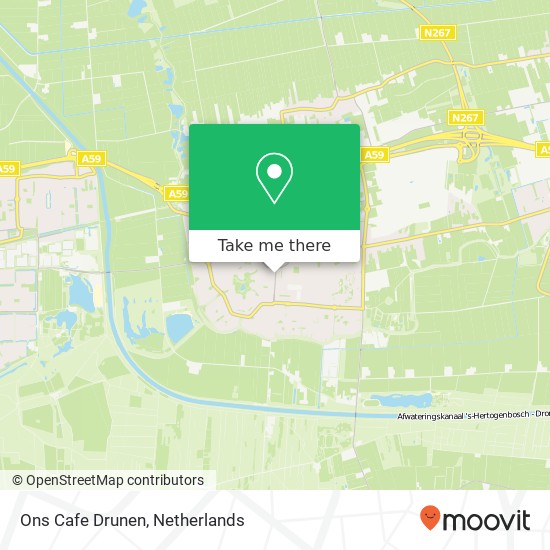 Ons Cafe Drunen, Torenstraat 27 map