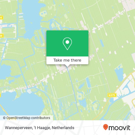 Wanneperveen, 't Haagje map