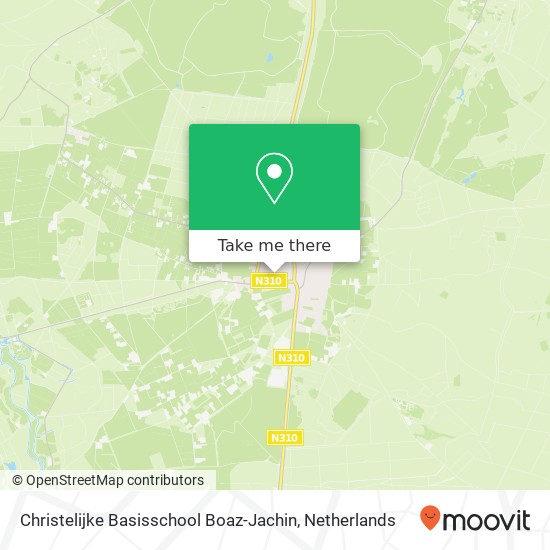 Christelijke Basisschool Boaz-Jachin, Dominee Kalshovenweg 15 map