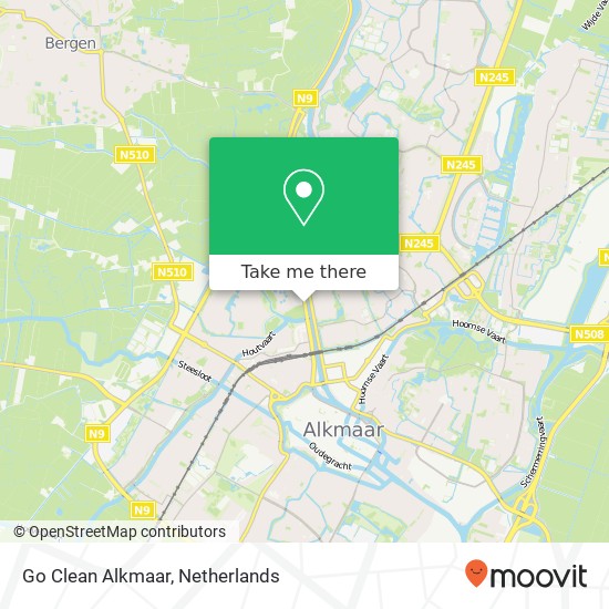 Go Clean Alkmaar, Helderseweg 31 map