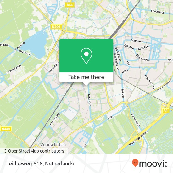 Leidseweg 518, Leidseweg 518, 2253 JP Voorschoten, Nederland map
