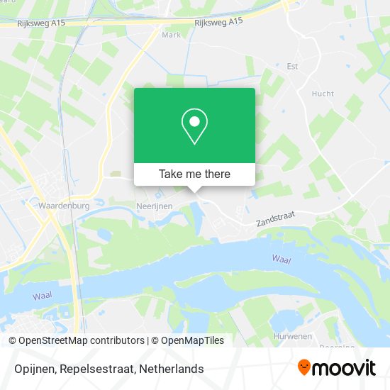 Opijnen, Repelsestraat map