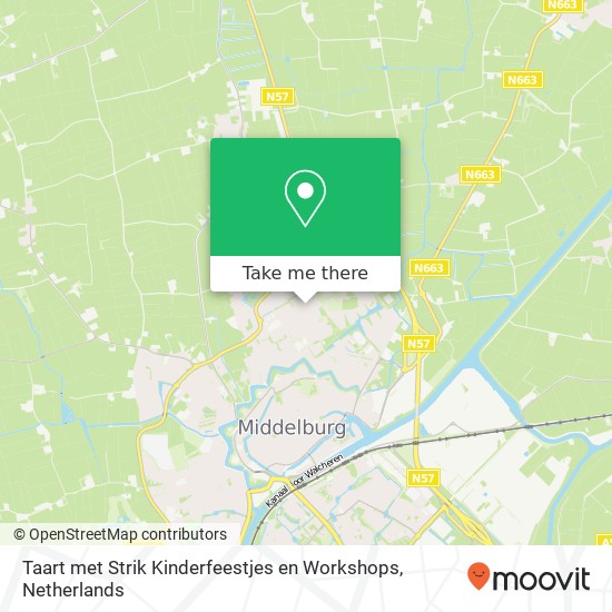 Taart met Strik Kinderfeestjes en Workshops, Brandenburglaan 54 map