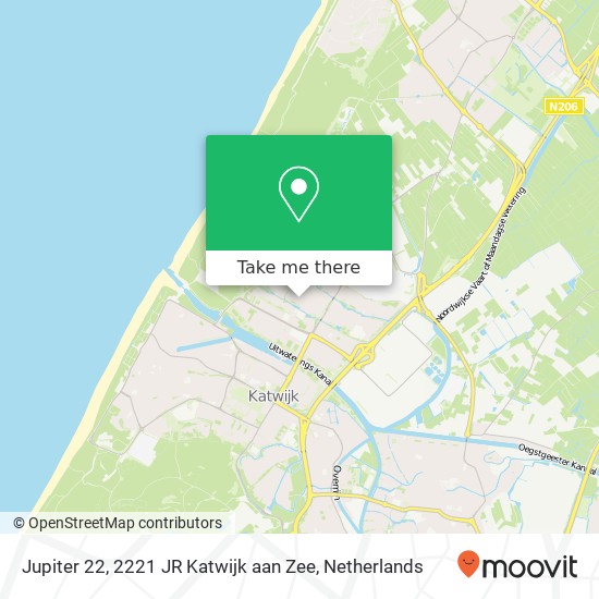 Jupiter 22, 2221 JR Katwijk aan Zee map