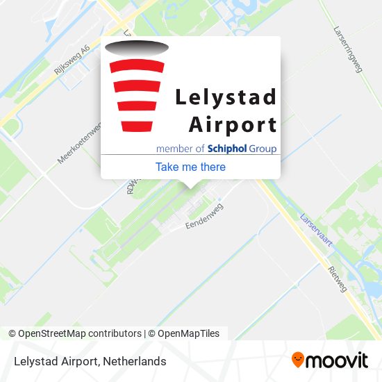 Lelystad Airport map