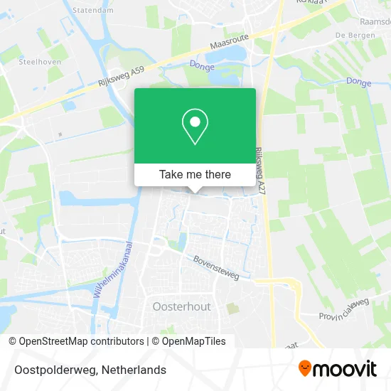 Oostpolderweg map