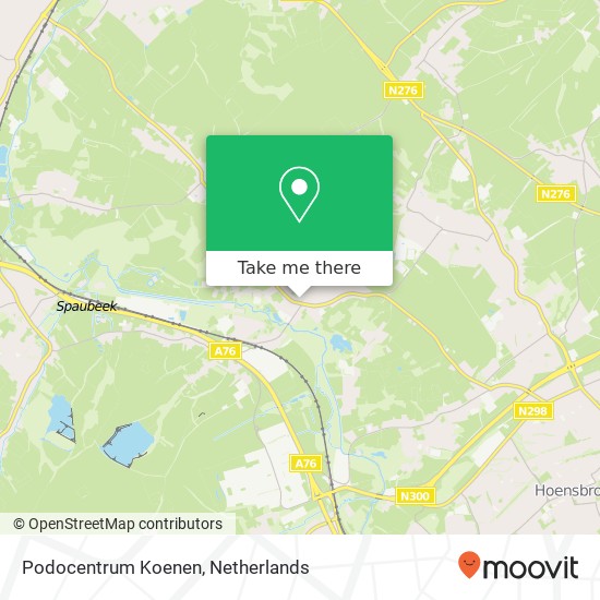 Podocentrum Koenen, Nieuwe Markt 2 map