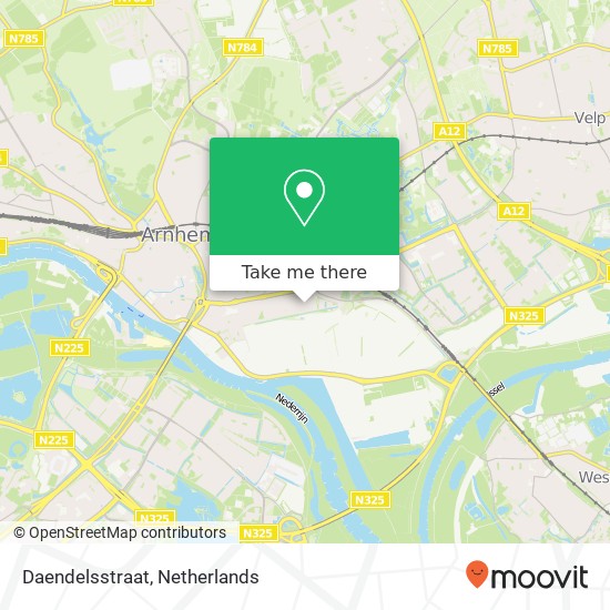 Daendelsstraat, Daendelsstraat, 6828 Arnhem, Nederland Karte