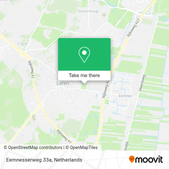 Eemnesserweg 33a map