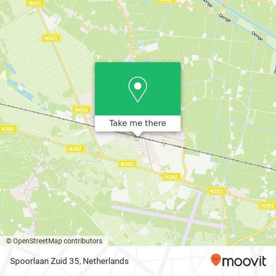 Spoorlaan Zuid 35, 5121 LB Rijen map