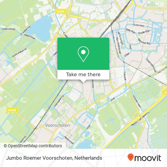 Jumbo Roemer Voorschoten, Planciusplantsoen 25 map