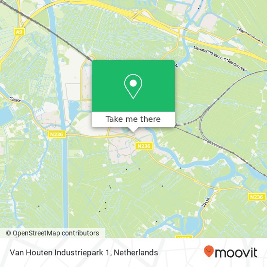 Van Houten Industriepark 1, Van Houten Industriepark 1, 1381 MZ Weesp, Nederland map