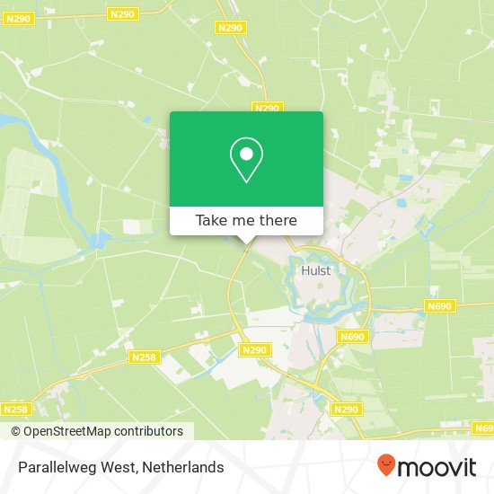 Parallelweg West, 4561 Hulst map