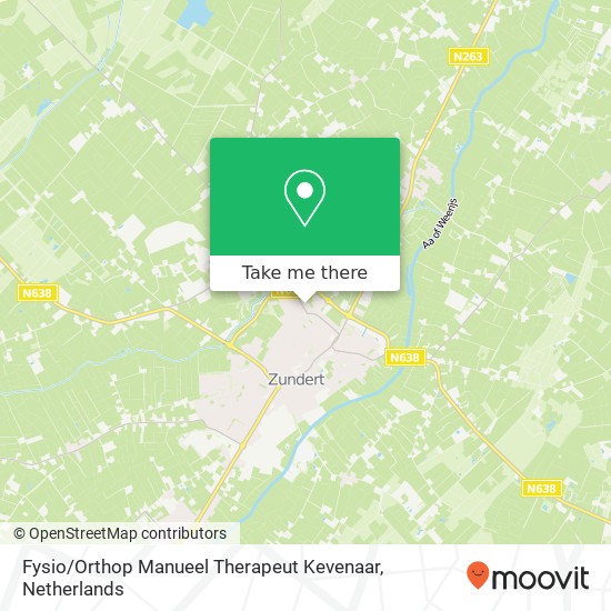 Fysio / Orthop Manueel Therapeut Kevenaar, Kapellekestraat 6 map