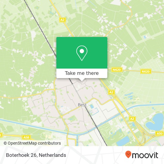 Boterhoek 26, 5683 AV Best map