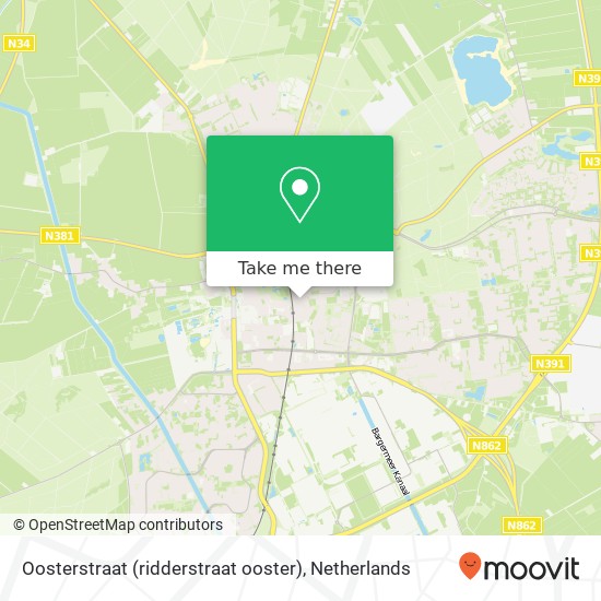 Oosterstraat (ridderstraat ooster), 7822 HC Emmen map