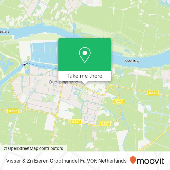 Visser & Zn Eieren Groothandel Fa VOF, Jan van der Heijdenstraat map