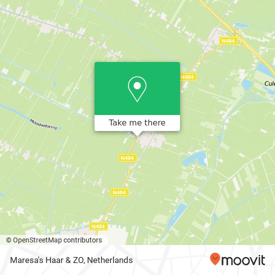 Maresa's Haar & ZO, Prinses Amaliastraat 1A map