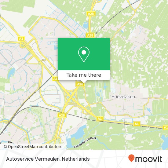Autoservice Vermeulen, Nijkerkerstraat 35E map