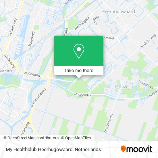 My Healthclub Heerhugowaard map