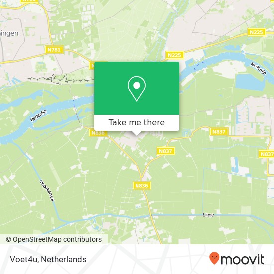 Voet4u, Koningin Julianastraat map