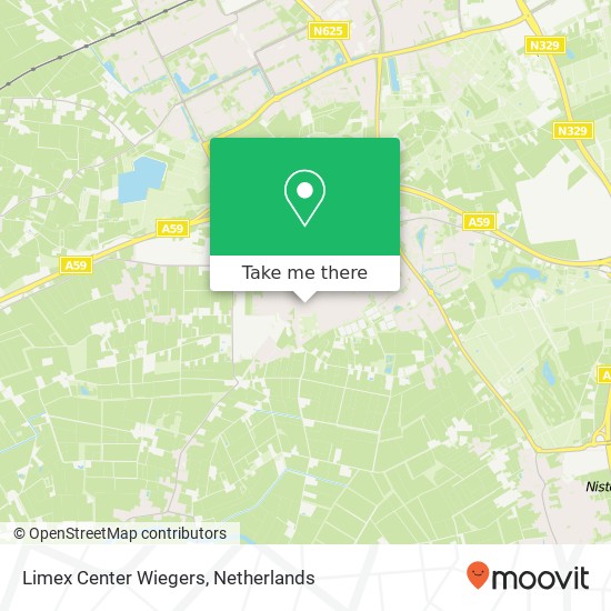 Limex Center Wiegers, Bergstraat 11 Karte