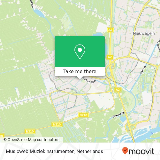 Musicweb Muziekinstrumenten, IJsselstraat 37 Karte