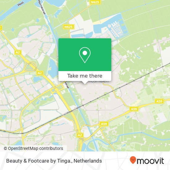 Beauty & Footcare by Tinga., Kamperfoeliestraat 11 map