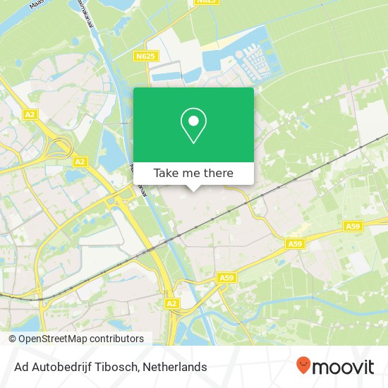 Ad Autobedrijf Tibosch, Raadhuisstraat 43 map