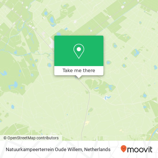 Natuurkampeerterrein Oude Willem Karte