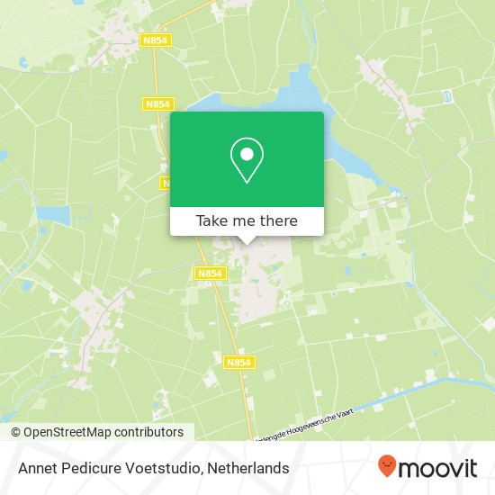 Annet Pedicure Voetstudio, Edveensweg 5A map