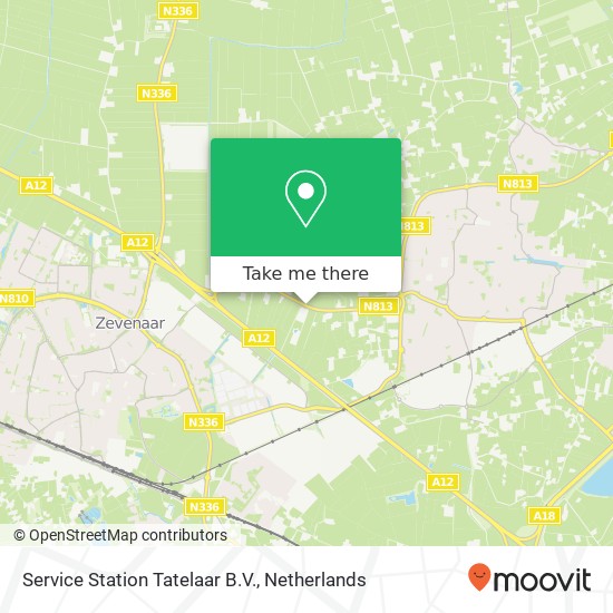 Service Station Tatelaar B.V., Tatelaarweg 21 map