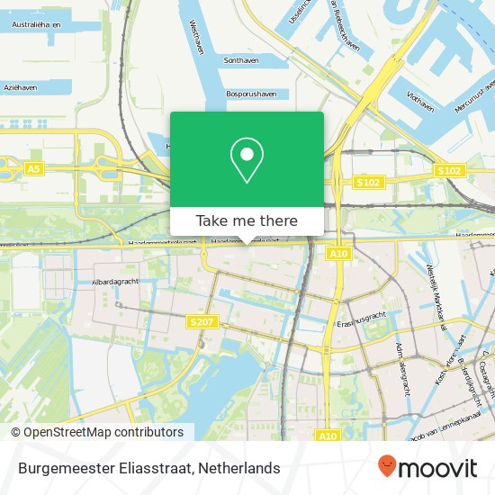 Burgemeester Eliasstraat, 1063 Amsterdam map