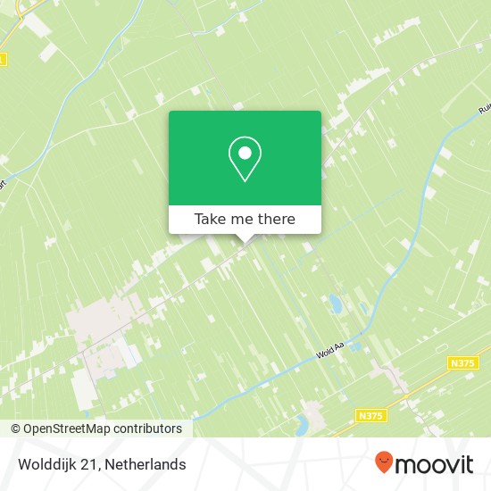 Wolddijk 21, 7961 NA Ruinerwold map