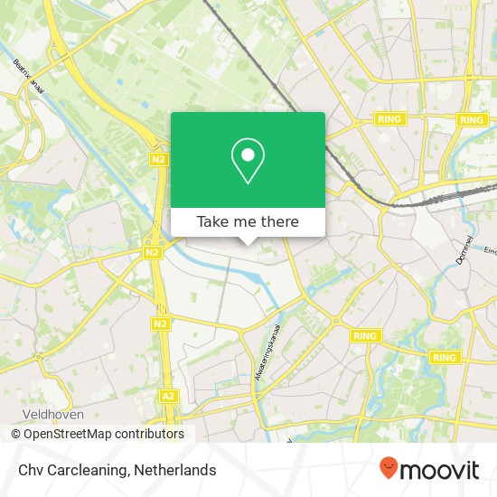 Chv Carcleaning, Speelheuvelweg 6 map