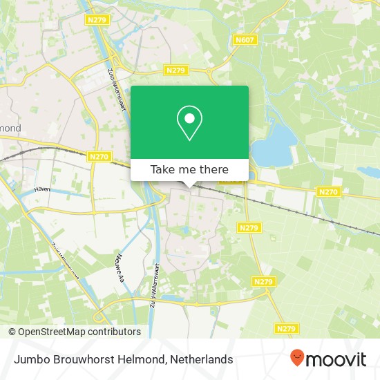 Jumbo Brouwhorst Helmond, Brouwhorst 10 Karte