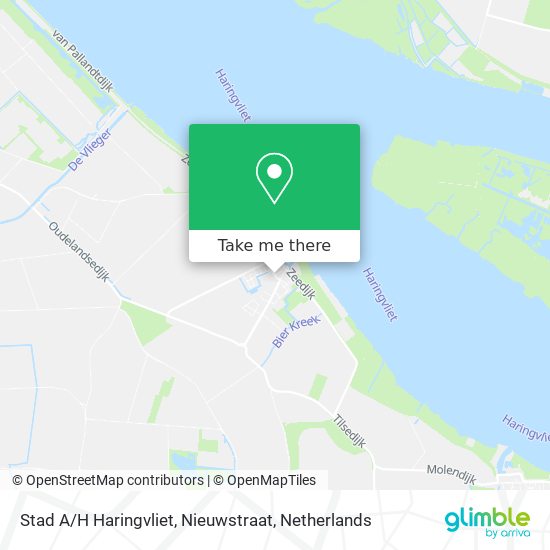 Stad A / H Haringvliet, Nieuwstraat map