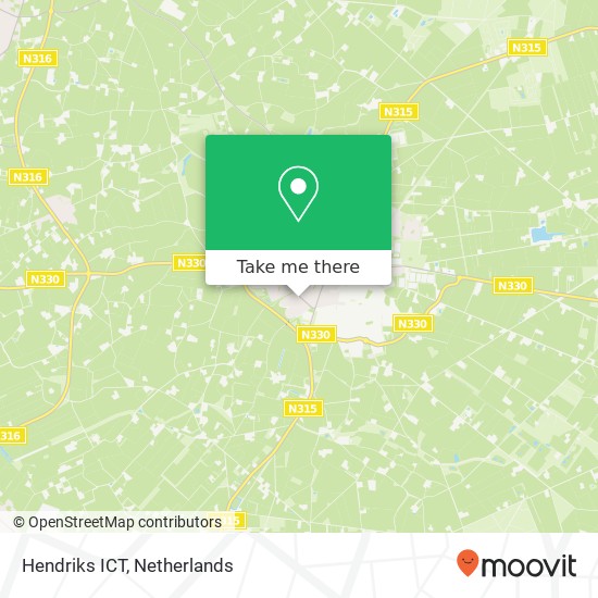 Hendriks ICT, Zevenweg 32 map