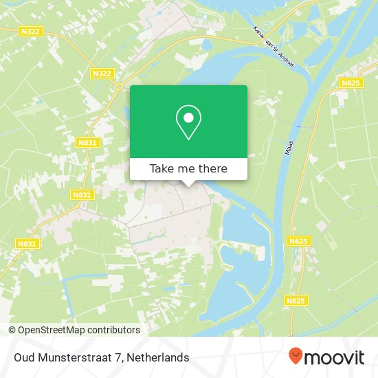 Oud Munsterstraat 7, 5331 AR Kerkdriel Karte