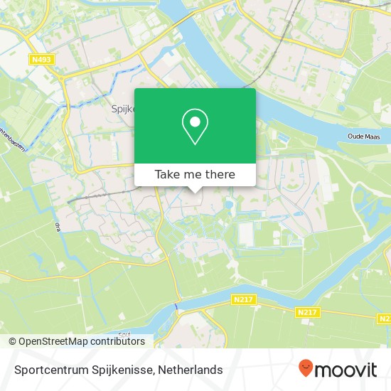 Sportcentrum Spijkenisse, Vlinderveen 475 map