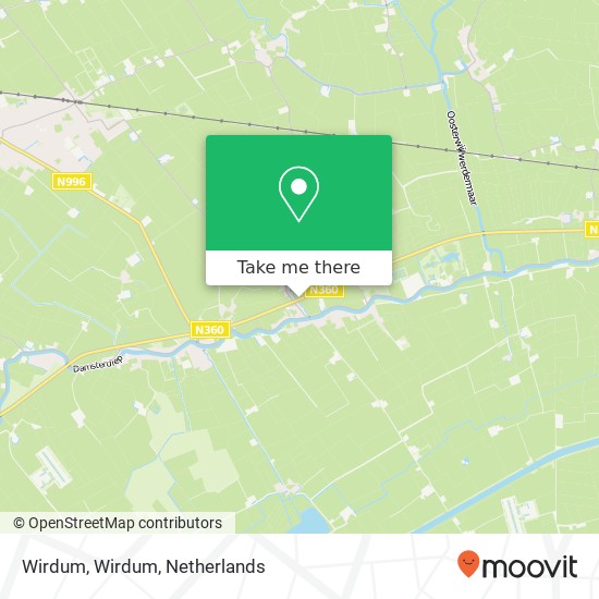 Wirdum, Wirdum map